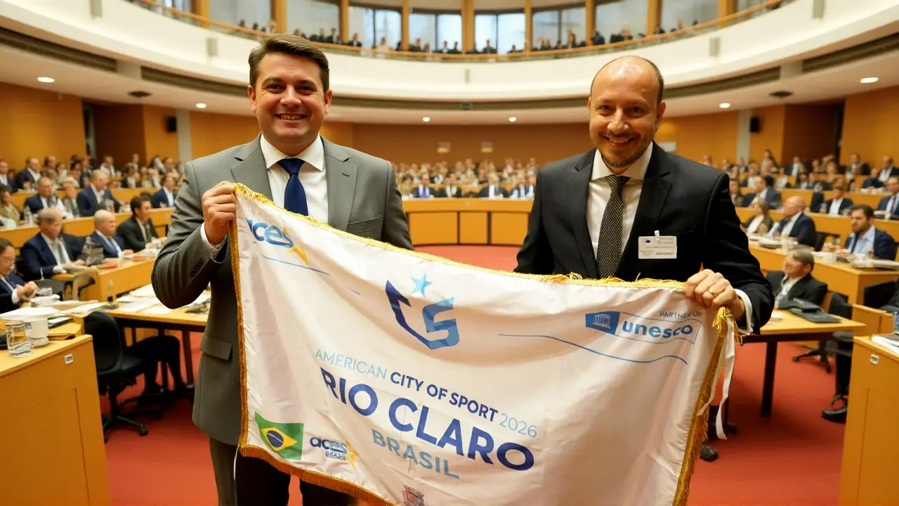 Rio Claro é primeira cidade brasileira a receber título de Cidade Americana do Esporte em Bruxelas